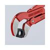 Csőfogó S-alakú pofa 680mm piros 120mm-befogás KNIPEX - 8330030