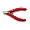 Homlokcsípő fogó elektronikai 56HRC max.d2/1/0,6mm 115mm x 11mm-sz/fej KNIPEX - 6401115