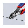 Elektronikai oldalcsípő fogó 62HRC max.d1,2/0,6mm nyitórugós piros-kék normál Super Knips KNIPEX - 7891125