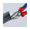 Kombinált fogó 60HRC max.d12/3,4/2,2mm-vágás piros-kék polírozott 180mm KNIPEX - 0302180