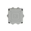 Kötődoboz falonkívüli műanyag 100mm x 100mm 50mm szürke teli fedél-fedél IP55 System Pro E ABB - M008160000