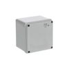Kötődoboz falonkívüli műanyag 100mm x 100mm 80mm szürke teli fedél-fedél IP55 System Pro E ABB - M008510000