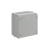 Kötődoboz falonkívüli műanyag 205mm x 220mm 140mm szürke teli fedél-fedél IP65 System Pro E ABB - M128080020