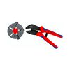 Krimp fogó PV-csatlakozókhoz (MC4) 3cserélhető pofával mechanikus 0.5-10mm2 MultiCrimp KNIPEX - 973303