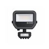LED fényvető 12m/40-160°-érzékelős 6-8W 220-240V AC 780-1100lm 3000K fekete IP66 FL10SNP LEDVANCE - 4099854306747