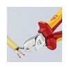 Oldalcsípő fogó 61HRC piros-sárga szigetelés normál 160mm szigetelt 1000V KNIPEX - 7026160