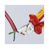 Oldalcsípő fogó 61HRC piros-sárga szigetelés normál 160mm szigetelt 1000V KNIPEX - 7026160