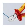 Oldalcsípő fogó 61HRC piros-sárga szigetelés normál 160mm szigetelt 1000V KNIPEX - 7026160