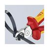 Oldalcsípő fogó 61HRC piros-sárga szigetelés normál 160mm szigetelt 1000V KNIPEX - 7026160