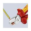 Oldalcsípő fogó 61HRC piros-sárga szigetelés normál 160mm szigetelt 1000V KNIPEX - 7026160