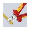 Oldalcsípő fogó 61HRC piros-sárga szigetelés normál 160mm szigetelt 1000V KNIPEX - 7026160