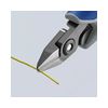 Oldalcsípő fogó precíziós-elektronikai max.d1mm szürke-kék normál 125mm x KNIPEX - 7942125Z