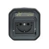 Plexo55 162 dugalj e-autótöltő földelt csapófedéllel antracit IP55 süllyesztett csavaros LEGRAND - 069708L