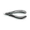 Oldalcsípő fogó precíziós-elektronikai ESD 64HRC max.d0,8mm szürke normál 125mm KNIPEX - 7962125ESD