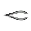 Oldalcsípő fogó precíziós-elektronikai ESD 64HRC max.d0,8mm szürke normál 125mm KNIPEX - 7962125ESD