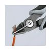 Oldalcsípő fogó precíziós-elektronikai ESD 64HRC max.d0,8mm szürke normál 125mm KNIPEX - 7962125ESD