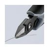 Oldalcsípő fogó precíziós-elektronikai ESD 64HRC max.d0,8mm szürke normál 125mm KNIPEX - 7962125ESD