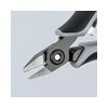 Oldalcsípő fogó precíziós-elektronikai ESD 64HRC max.d0,8mm szürke normál 125mm KNIPEX - 7962125ESD