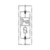 Túlfeszültség-korlátozó DEHNguard C 1P T2 TNC TN-S TN-C-S TT TN 230V/AC 40kA 1M DG S 275 DEHN - 952070