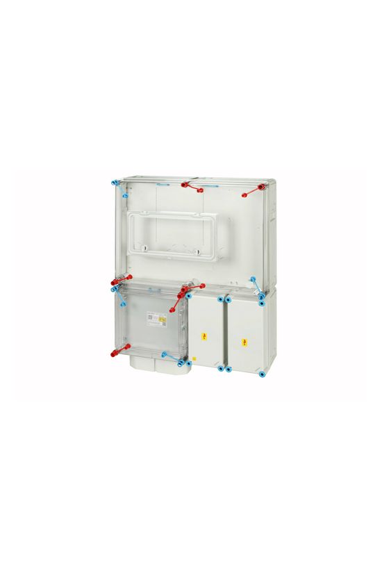 1/3F mérőszekrény 1xM63.80A+1xV32A/H földkábeles (50mm2)  HB33K0F2-U1(HEN24.E211) Hensel - 1091351