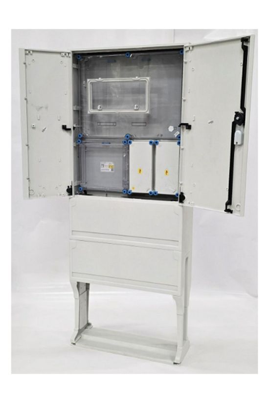 1/3F mérőszekrény 1xM63.80A+1xV32A/H földkábeles (50mm2) szabadtéri  HB33K0F2E-U1(HEN25.ES208) Hensel - 1091343