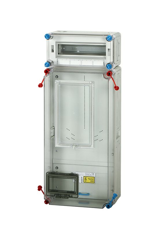 1/3F mérőszekrény 1xM63A +1x12Mszabadvezetéki 1-szintes 1-mérőhely 1M HB3012-U(HEN21.E006) Hensel - 1091618