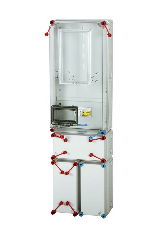 1/3F mérőszekrény 1xM63A földkábeles 1-szintes 1-mérőhely HB3000F-U(HEN21.E007) Hensel - 1091619