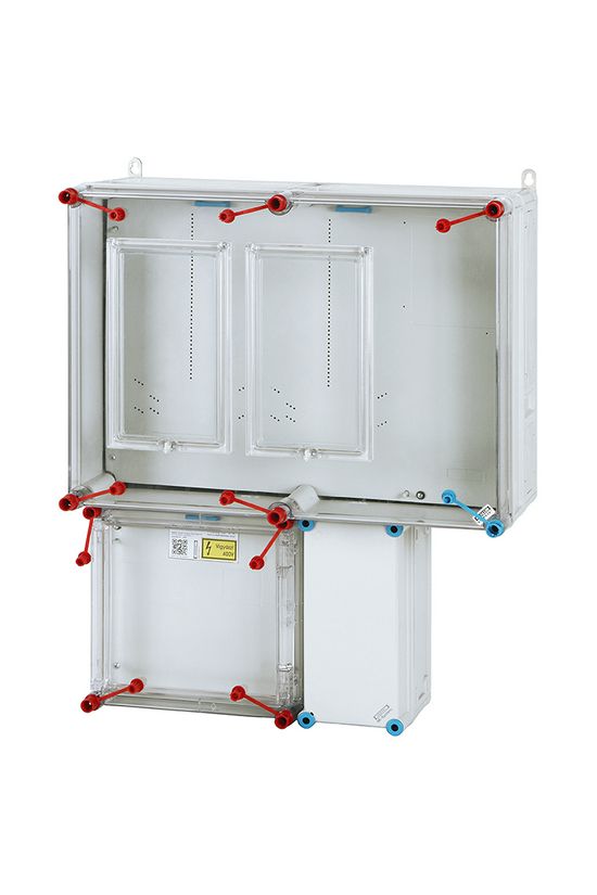 1/3F mérőszekrény 1xM80+1xH63A szabadvezetéki 1-szintes 2-mérőhely 2M HB33K0-U(HEN21.E003) Hensel - 1091616