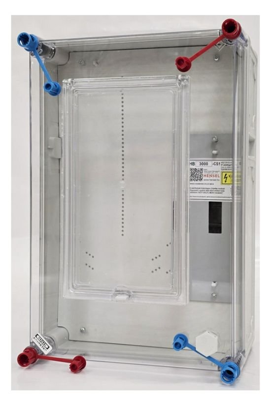 1/3F mérőszekrény modul 1xM63A csoportos mérőhöz 1-szintes HB3000-CS1(HEN24.t145) Hensel - 1091353