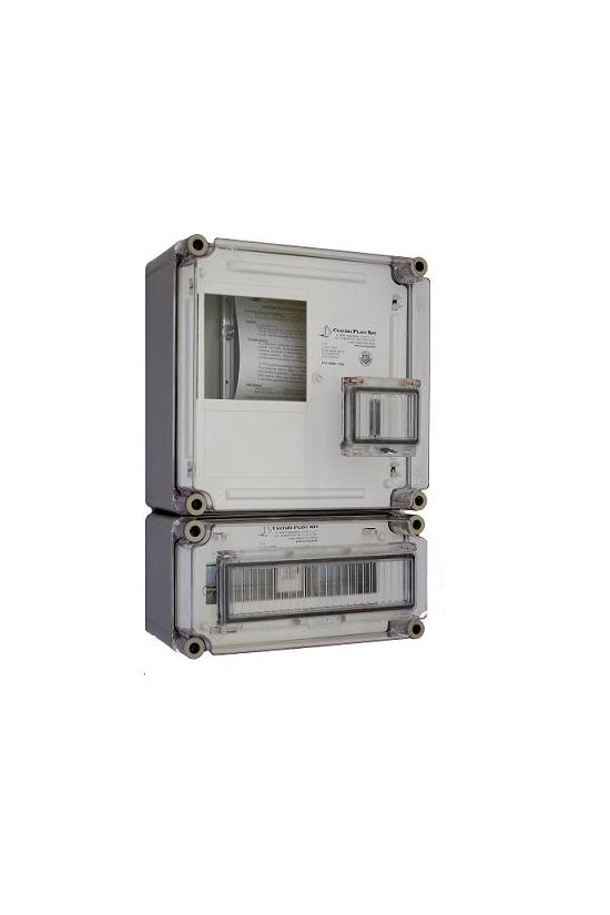 1F mérőszekrény +alul kismegszakítók 1-szintes 1-mérőhely 1 PVT 3030 ÁK 12 - A Csatári Plast - CSP33215001