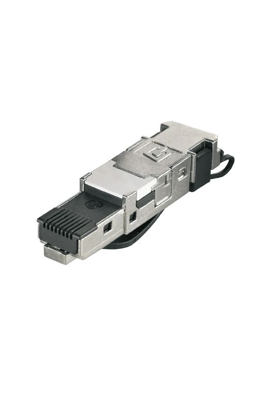 Adatcsatlakozó hibrid PROFINET RJ45 8(8) dugó Cat6A(IEC) árnyékolt IE-PS-RJ45-FH-BK Weidmüller - 1963600000