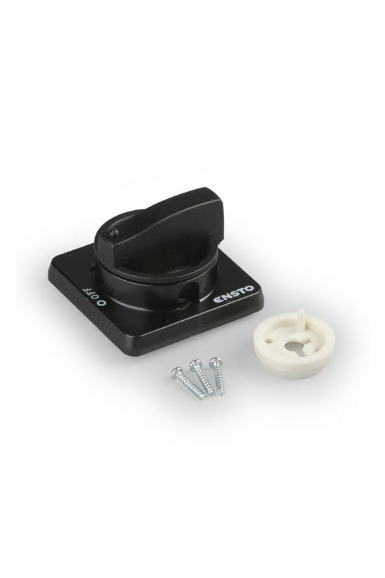 Ajtókuplung forgató hajtás KS3-hoz fekete zárható Ensto - KSH48.01