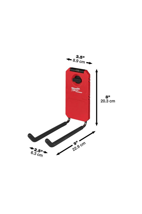 Akasztó szerszámládához egyenes 203x89x229mm max.7kg Packout Milwaukee - 4932480700