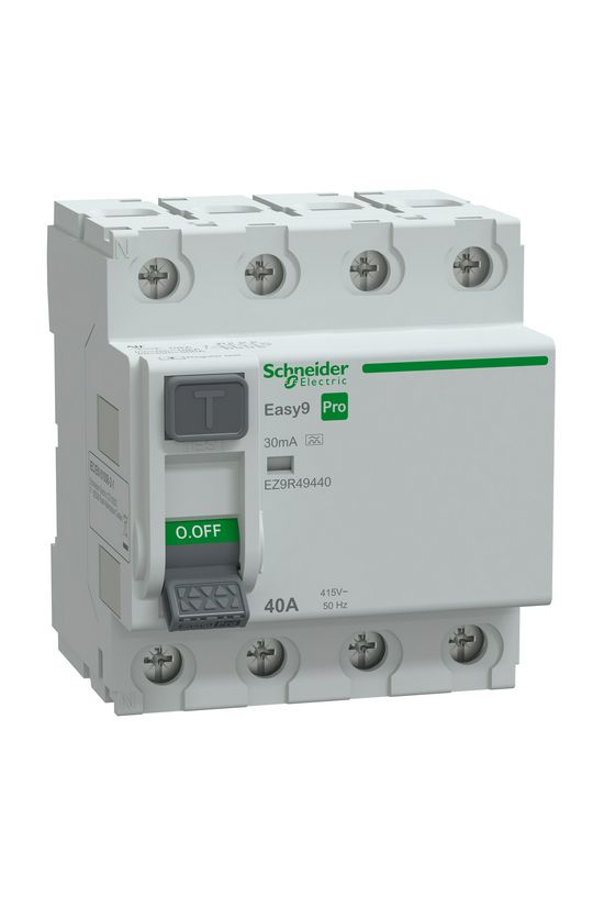 Áram-védőkapcsoló (Fi-relé) analóg 4P 40A 0.03A A-típus Easy9 Pro Schneider - EZ9R49440