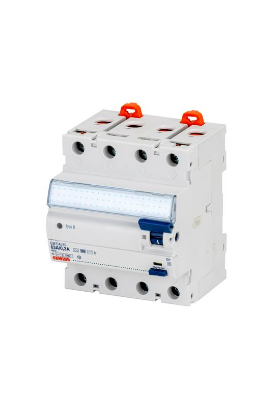 Áram-védőkapcsoló (Fi-relé) analóg 4P 40A 300mA B-típus 10kA 90RCD IDP GEWISS - GWD4534