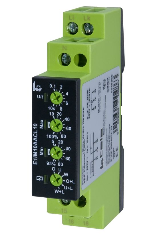 Áramfigyelő relé 1v 0-10A-max. csavaros Enya E1IM10AACL10 Tele-Haase - 1340200