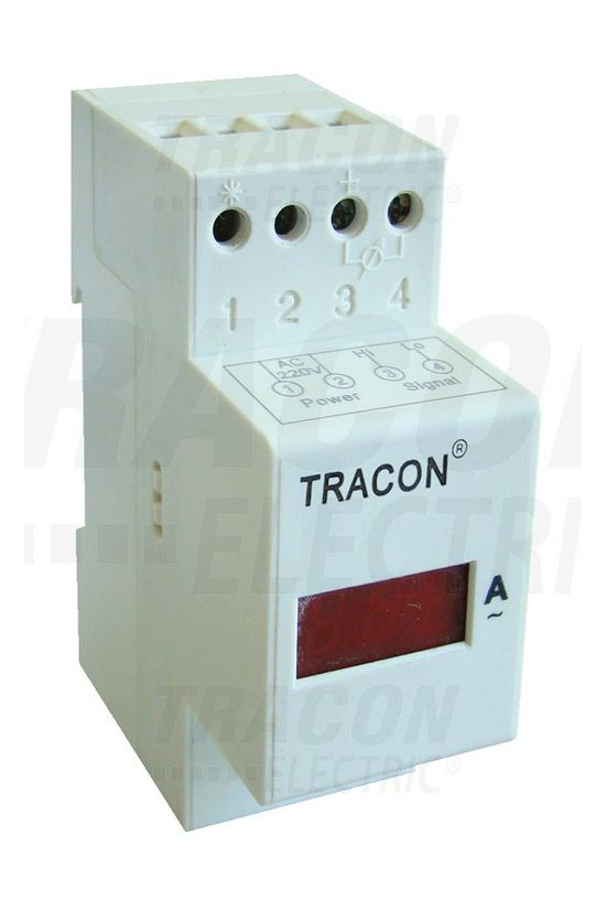 Árammérő sorolható digitális 0-5A 1.5-osztályú AC sorolható 3M TRACON - ACAMSD-10