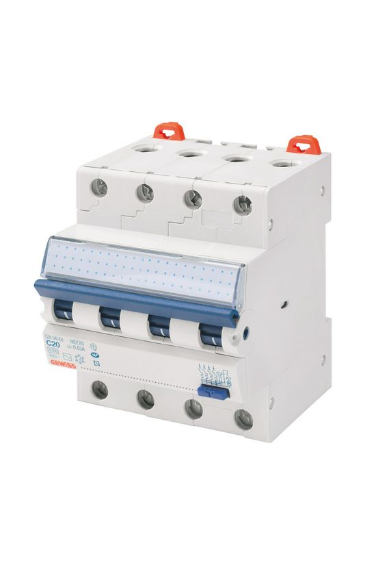 Áramvédő(FI)-kismegszakító 4P 16A C-jelleg 0.03A AC-típus 4.5kA/61009-1 4.5kA/60947 MDC45 GEWISS - GW94067