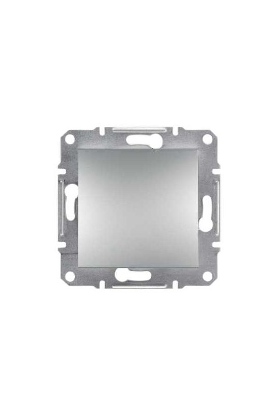 Asfora 101 1P kapcsoló betét közp. fedéllel alumínium süllyesztett rugós IP20 1- Schneider - EPH0100161