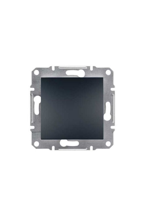 Asfora 102 2P kapcsoló betét közp. fedéllel antracit süllyesztett rugós IP20 1- Schneider - EPH0200171