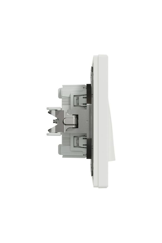 Asfora 106+6 kettős váltókapcsoló betét teljes fedéllel fehér süllyesztett csavaros Schneider - EPH0600121