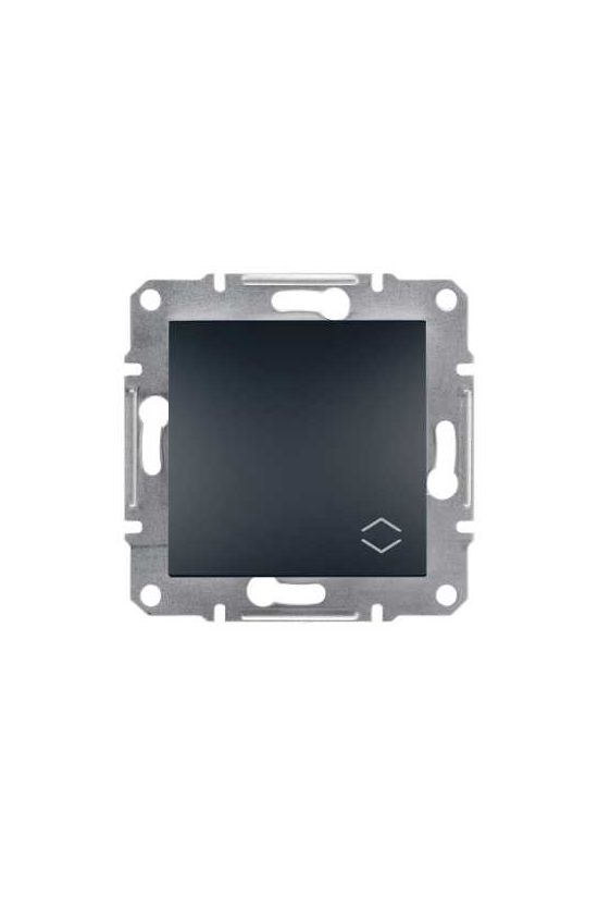 Asfora 106 váltókapcsoló betét közp. fedéllel antracit süllyesztett rugós IP20 1- Schneider - EPH0400171