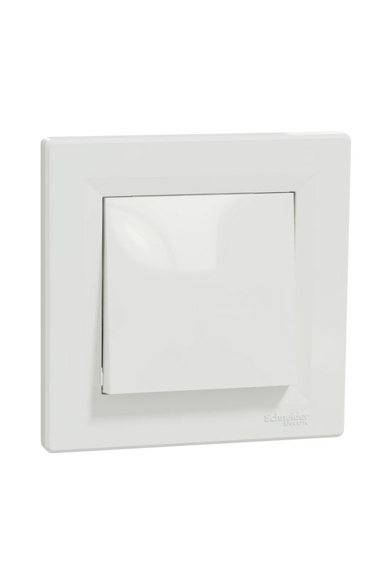 Asfora 106 váltókapcsoló betét teljes fedéllel fehér süllyesztett IP20 1- Schneider - EPH0400121