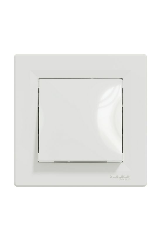 Asfora 106 váltókapcsoló betét teljes fedéllel fehér süllyesztett IP20 1- Schneider - EPH0400121