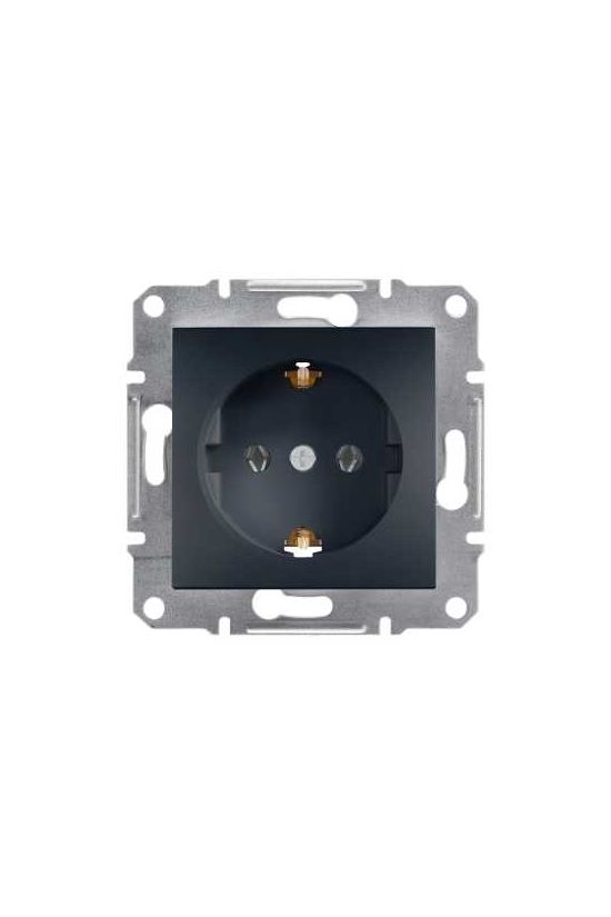 Asfora 162 dugalj földelt antracit IP20 süllyesztett Schneider - EPH2900171