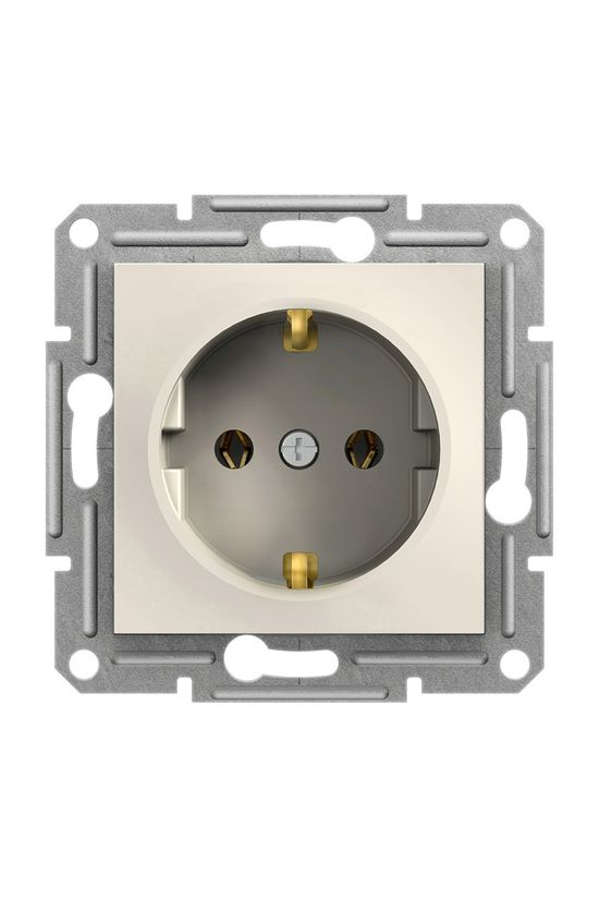 Asfora 162 dugalj földelt krém IP20 keret nélkül süllyesztett Schneider - EPH2970123