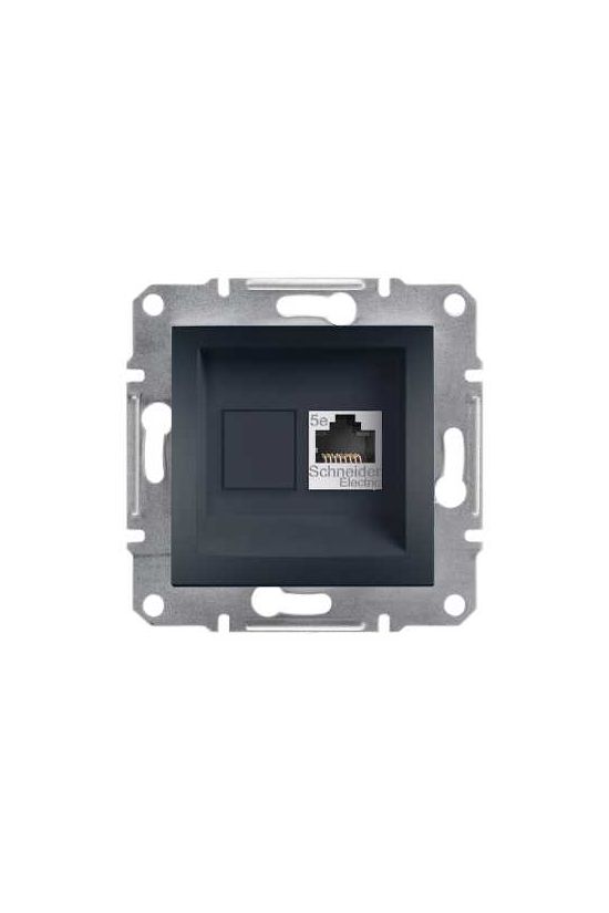 Asfora adatcsatlakozó dugalj STP Cat5e süllyesztett antracit Schneider - EPH5000171