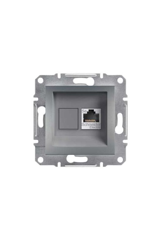 Asfora adatcsatlakozó dugalj STP Cat5e süllyesztett nemesacél Schneider - EPH5000162