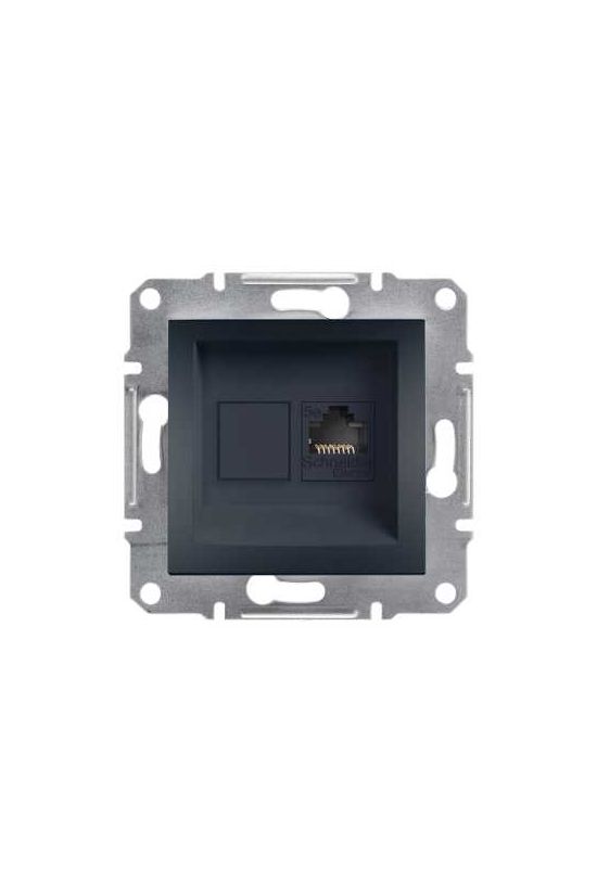 Asfora adatcsatlakozó dugalj UTP Cat5e süllyesztett antracit Schneider - EPH4300171