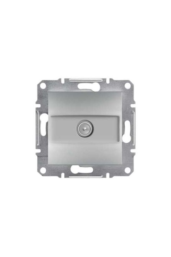 Asfora antenna aljzat TV süllyesztett komplett alumínium 1-kimenet átmenő 8dB/860MHz Schneider - EPH3200361